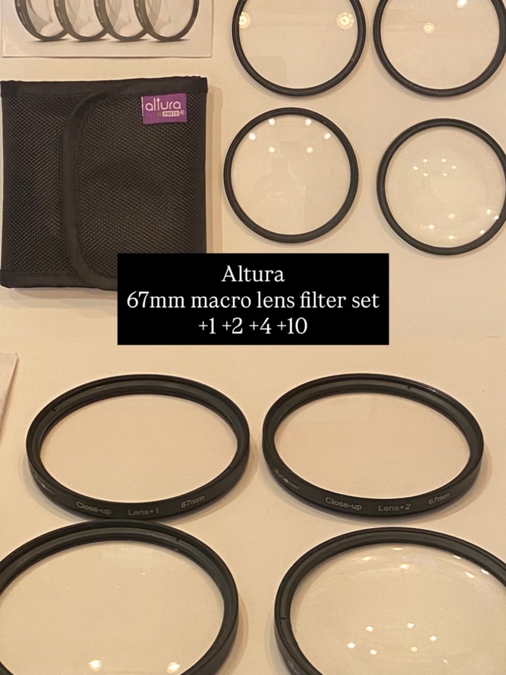 Canon Camera Lens, Battery, Bag, Strap, Flash, Macro Filter LOT of all items